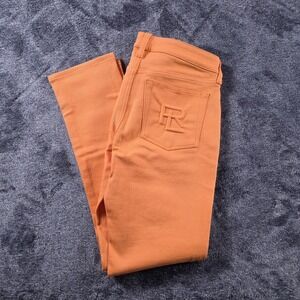 Ralph Lauren Purple Label Stacked Monogram 160 Slim Denim Jeans Womens 31‎ $590